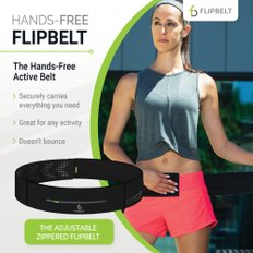 플립 벨트 (FlipBelt) 웨스트 파우치 FlipBelt 조정 가능 Black 프리 사이즈 FAB