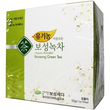  유기농 아름다운 보성녹차 55g (1.1g x 50티백)