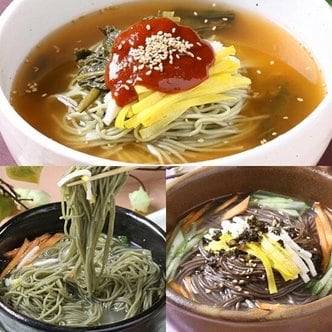 완도바다 완도바다가득 해조국수 15인분세트(스프포함 / 다시마국수 500g+미역국수500g+톳국수500g)