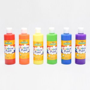 가베가족 KS5841 레인보우 물감 6색 250ml