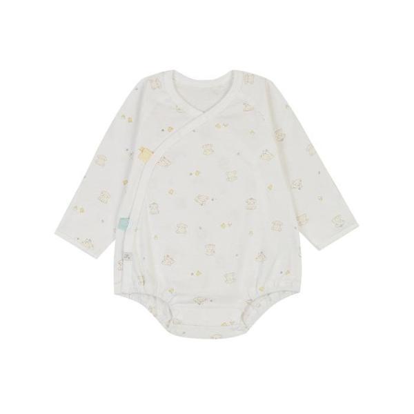 확대된 대표 아가방 TC01 봄 퍼비징코배내수트(O/WHITE)_ 01T11790103(1)