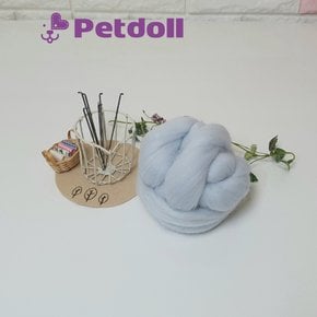 프리미엄 양모펠트 울 50g No620 연하늘색(라이트스카이블루) 66수 니들펠트 재료