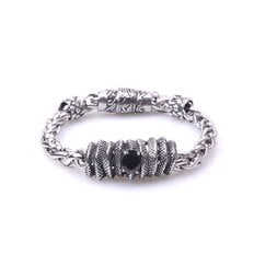 STAINLESS STEEL BRACELET RING CUBIC SSBR02