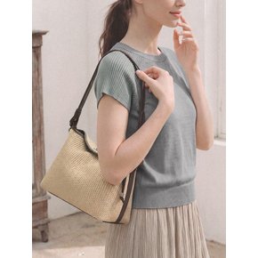 [단독]DUA FLAP BAG-LAPIA (BEIGE)