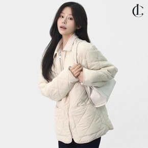 여자 간절기 데일리 누빔 점퍼 카라 아우터 퀼팅 자켓 (M~2XL) LGC004