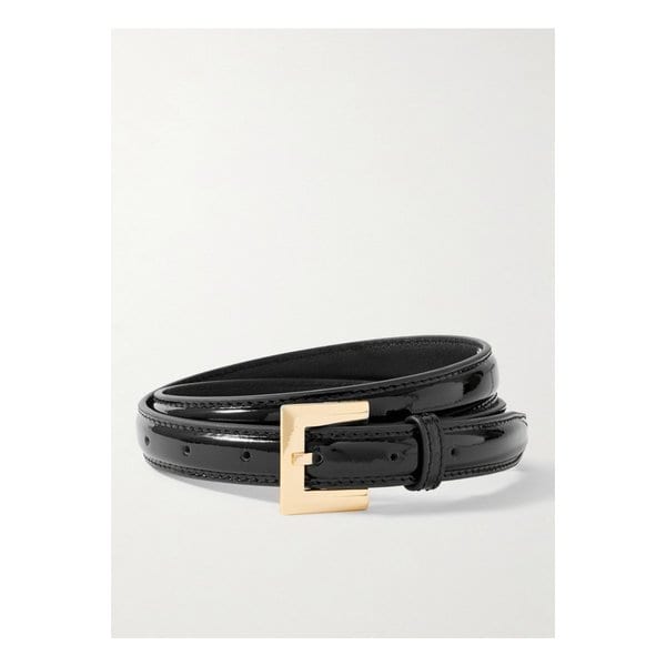 니콜라 페이턴트 가죽 벨트 블랙 46376663162878649