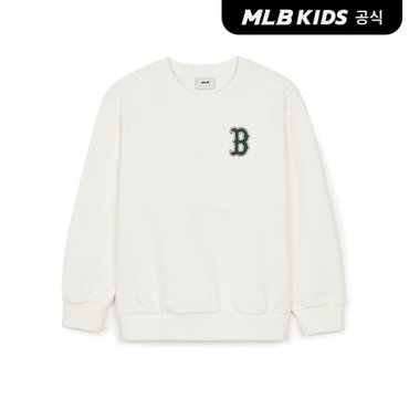 MLB키즈 (공식)24FW 다이아 모노그램 아플리케 빅럭스 맨투맨 7AMTMD244-43CRS