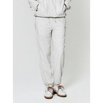 골스튜디오 WOVEN PATCH TERRY FLEECE JOGGER (2 COLORS)