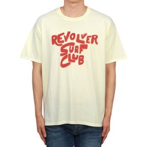 남성 반팔티셔츠 T REVOLVER LIGHT DYED YELLOW M