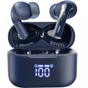 TOZO T20 Bluetooth ENC LED 10mm IPX8 무선 이어폰[2024 신등장 5.3]양귀 노이즈 캔슬링 마이크