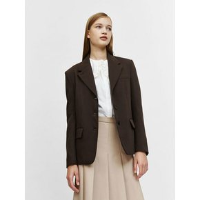 WOOD BEAN THREE BUTTON CLASSIC JACKET