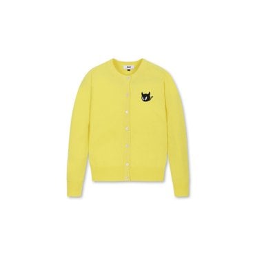왁 골프 (WWWAW24701YEL)WAAC THE ORIGINAL Women Whole Garment Cashmere Cardigan