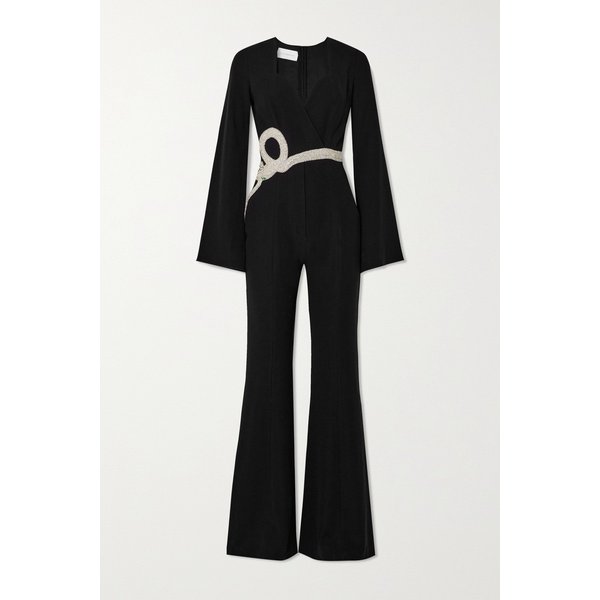 클리오 페피아트 이브 벨티드 크리스탈 장식 크레이프 점프수트 1647597325392648