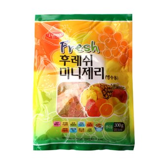  팥모아 빙수용 과일맛 젤리 300g 팥빙수