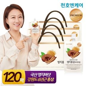 [천호엔케어] 영지홍삼 프리미엄 80ml 30팩 4박스[33000570]