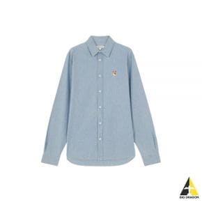 메종키츠네 24 FOX HEAD CLASSIC SHIRT (MM00409WC5006-P470) (폭스헤드 클래식