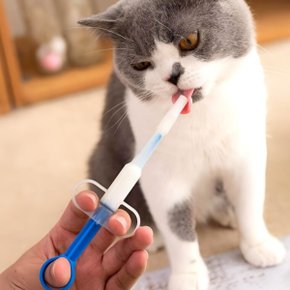 필건 고양이 강아지 약먹이기 디스펜서 카드포장
