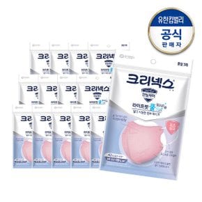 라이트핏 쿨 컬러 마스크 핑크 중형 5PX14개