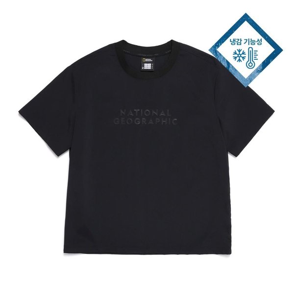 [여주점] N252WTS171 여성 프로즌큐브 반팔티셔츠 CARBON BLACK