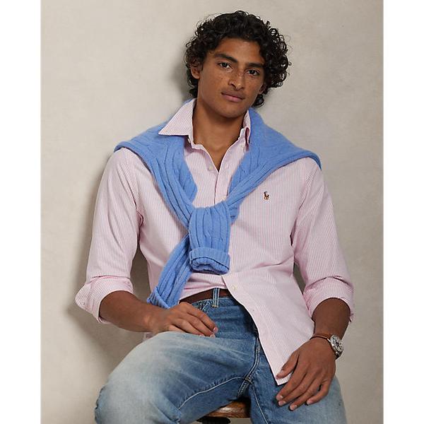 남성 클래식핏 스트라이프 옥스포드 셔츠(MNPOWOV16824058650)