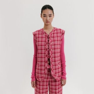 EENK V-Neck Vest - Pink