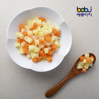  배동바지 황보마을 냉동 혼합야채 1kg (2종/카레,짜장용) (감자/당근)
