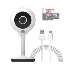 스마트 홈카메라+SD 128GB+케이블 3m 가정용 CCTV 2K QHD 300만 화소 업그레이드