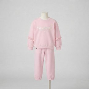 휠라 키즈 러플 소프트 긴팔 셋업 PINK FK263FS07G002 660