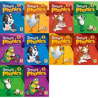 와우북 Smart Phonics  New Edition  SB 1 5 + WB 1 5 세트  전10권 _P376849931