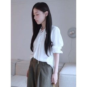 [소연PICK]러플 드로우 스트링 블라우스-L1H31WBL010