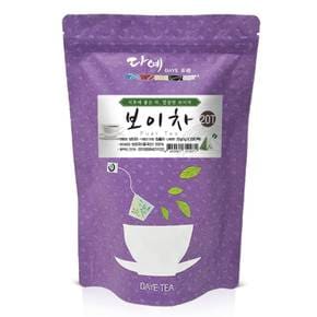 [본사직영] 다예 맛있는 보이차 생분해 삼각 티백 20개입