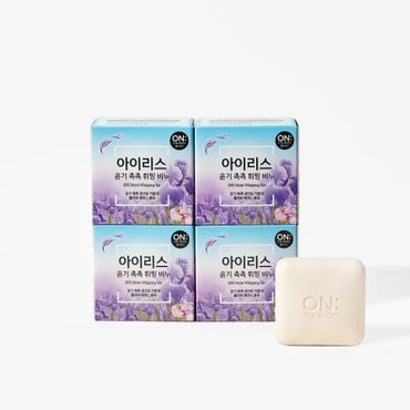 온더바디 고보습 휘핑비누 90g*4입