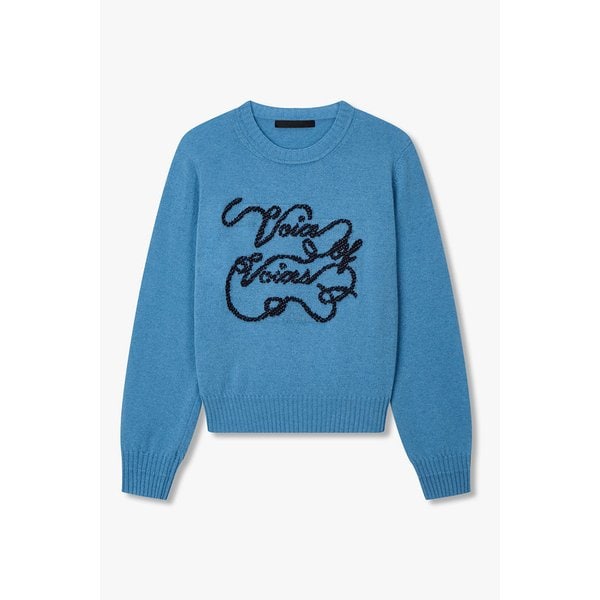 프론트 레터링 울 풀오버 7115450X22140