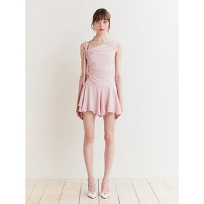 LILY FRILL DRESS pink