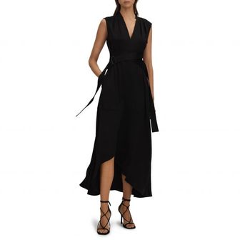 이스퀘어 4604752 Reiss Raya Cross Strap Sleeveless Midi Dress