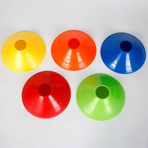 컬러 접시콘 체력강화 훈련 축구 드리블 연습 코칭 5p