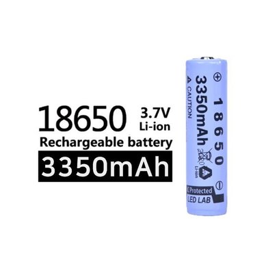 18650충전지 3350mAh 고용량 고출력 고방전 보호회로형 충전지 랜턴 손전등 후레쉬 헤드랜턴 배터리