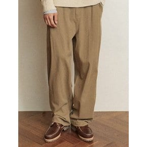 [스타필드코엑스][꼬모니노즈] 남녀공용 BUTTON TUCK PANTS [KHAKI]