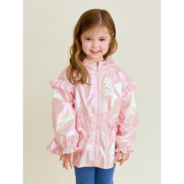 트윙클홀로그램바람막이점퍼