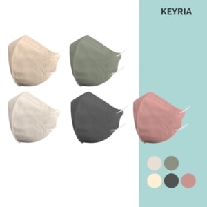 키리아 2D KF94 새부리형 슬림대형 마스크 100매 (10매입)