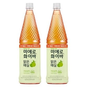  미에로화이바 맑은매실 1.2L X 12개 식이섬유음료 매실음료