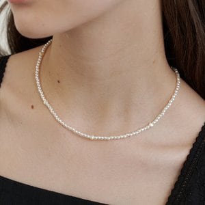 프리모떼 PRN254 Heart in pearl necklace