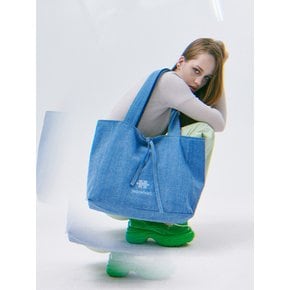 Puzzle reverse big bag_ light blue