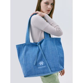 Puzzle reverse big bag_ light blue