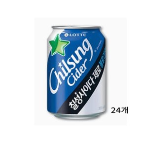 롯데칠성음료 칠성사이다 제로 블루라임 355ml 24개