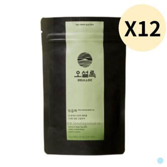  오설록 덖음차 잎차 녹차 티 음료 회사 50g X 12