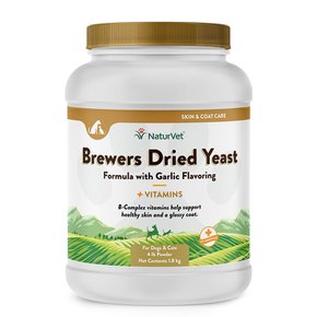 NaturVet Brewers Dried Yeast 강아지 애완견 고양이 맥주효모 파우더 분말 플러스 비타민 1.8KG