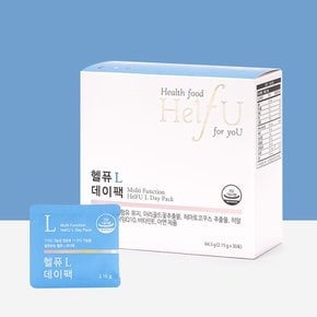 헬퓨 L 데이팩 루테인 오메가3 히알루론산 코엔자임Q10 비타민E 30포 / 1개월분