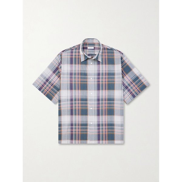 체크 코튼 거즈 셔츠 46376663162982672