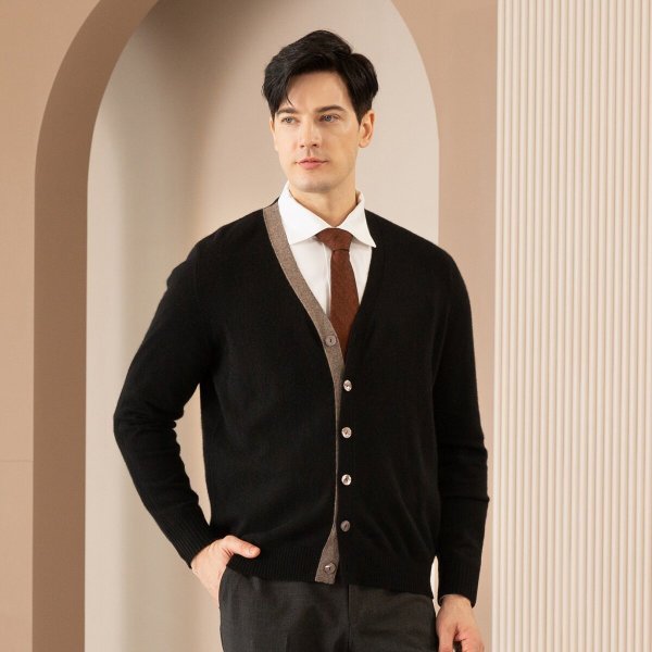 [신세계단독] 데너 몽골 햇 캐시미어100 남성 가디건 (25FW 최신상)